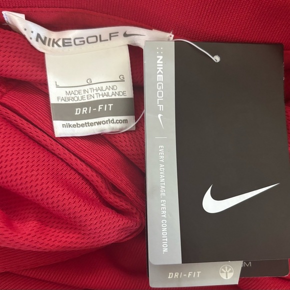 NWT Nike Womens golf SS short sleeve polo shirt Sz large drifit - Picture 7 of 7